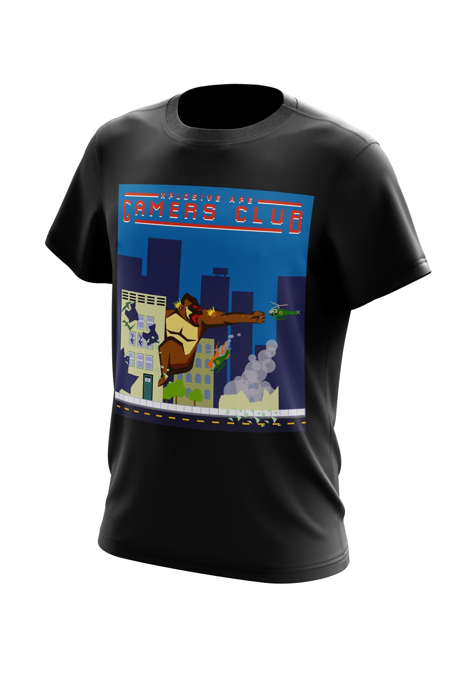 XAPE Rampage Gamer Tee - Black Xplosive Ape