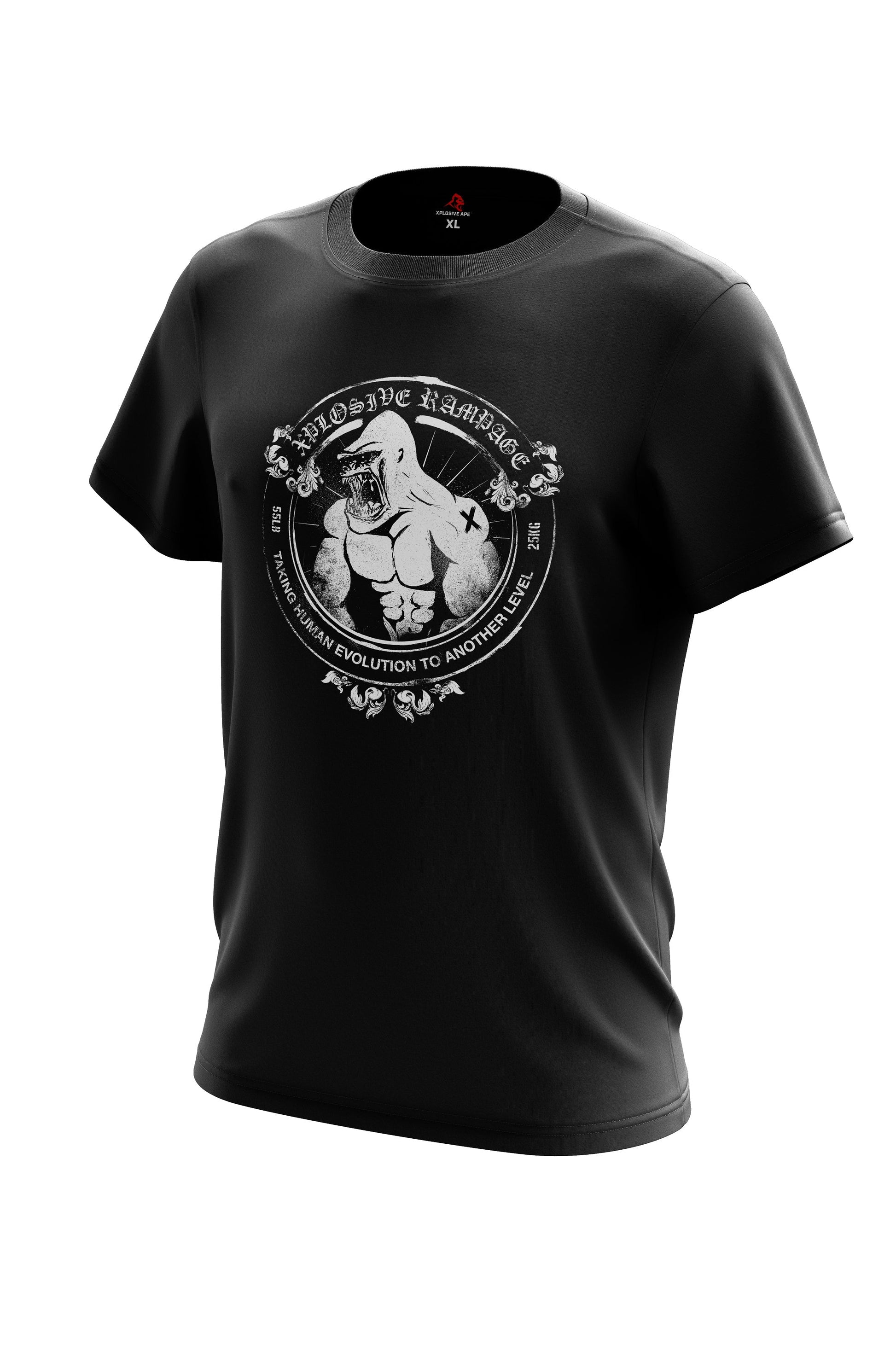 XAPE Rampage Tee - Black Xplosive Ape