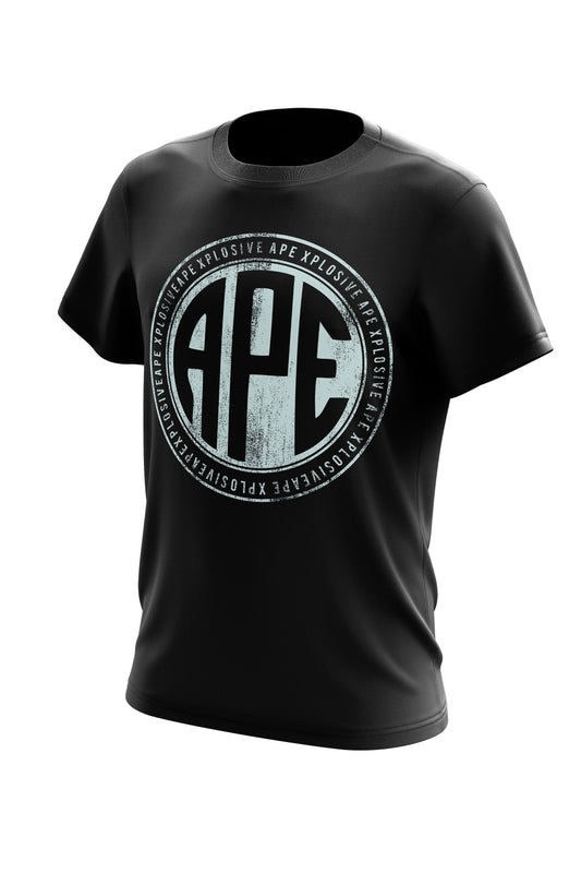 XAPE Mono Roundal Tee - Black Xplosive Ape
