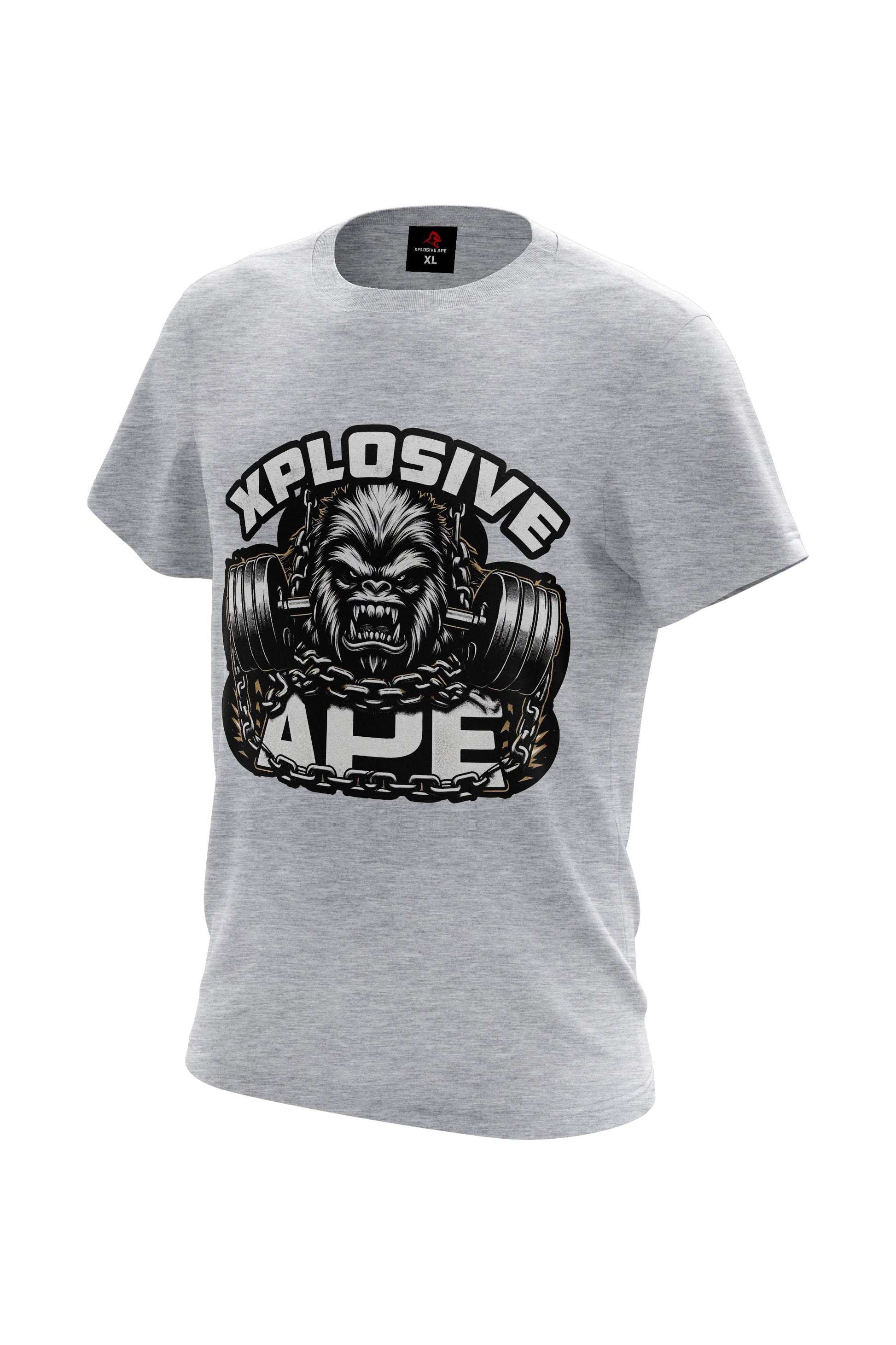 XAPE Yeti Tee - Sports Grey Xplosive Ape