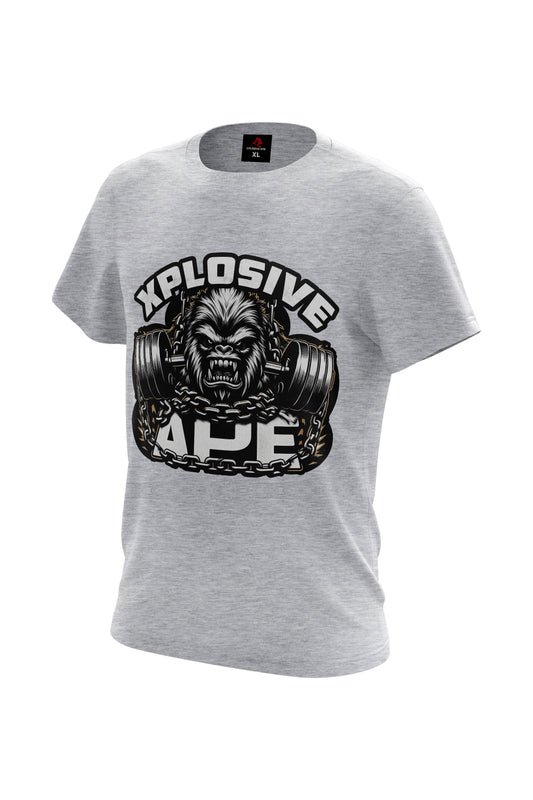 XAPE Yeti Tee - Sports Grey Xplosive Ape