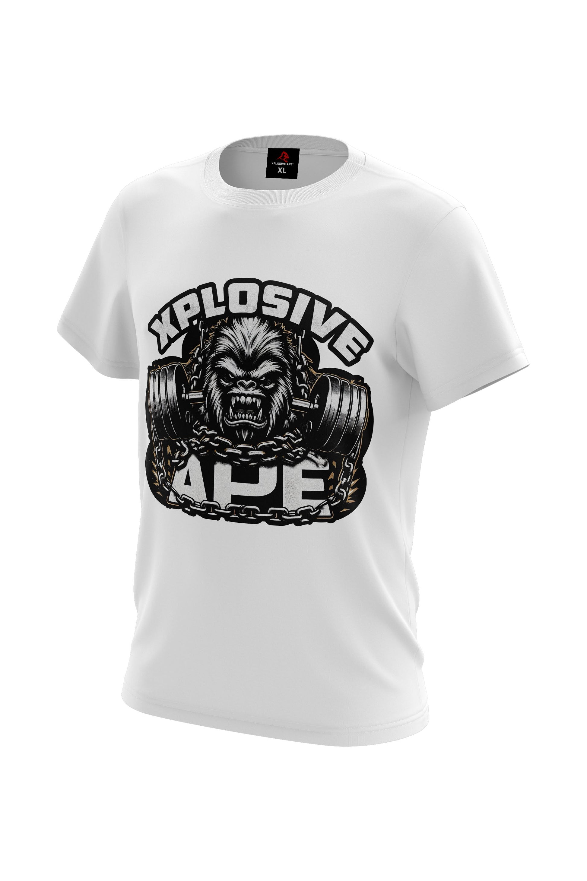 XAPE Yeti Tee - White Xplosive Ape