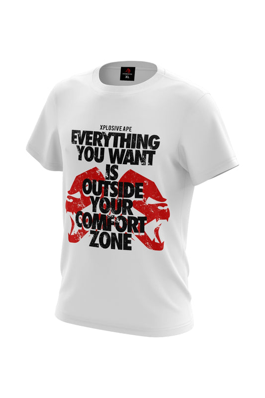 XAPE Zoned Tee - White Xplosive Ape
