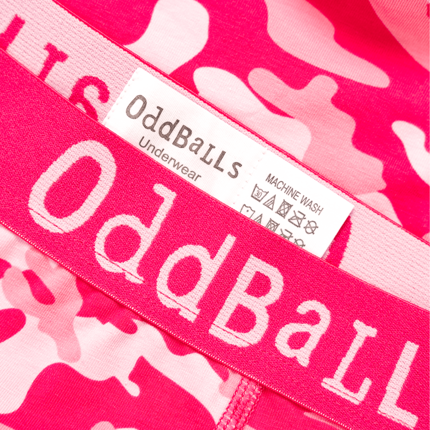 OddBalls Pink Commando - Mens Cotton Boxer Shorts