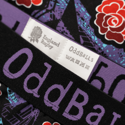 OddBalls England Rugby Union Alternate 25/26 - Mens Boxer Shorts