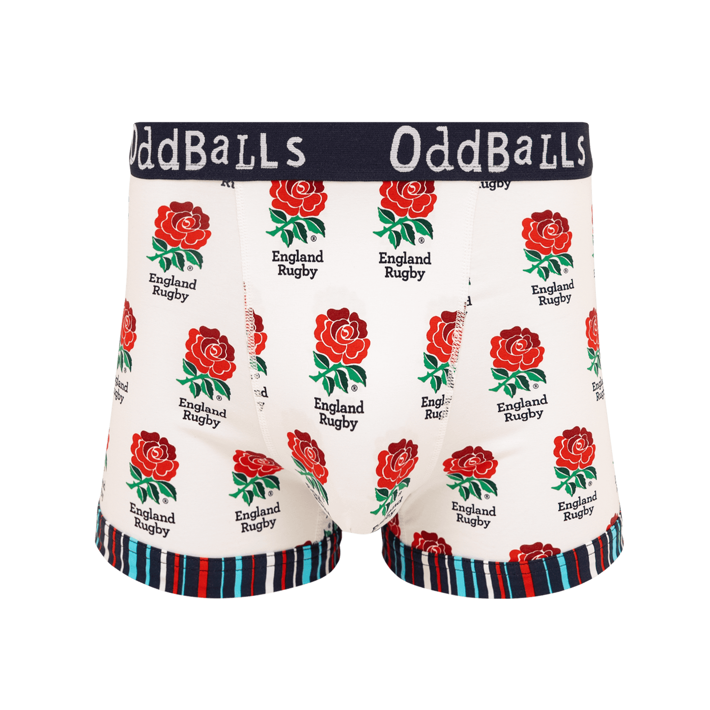 England Rugby Union Home - Mens Cotton Boxer Shorts