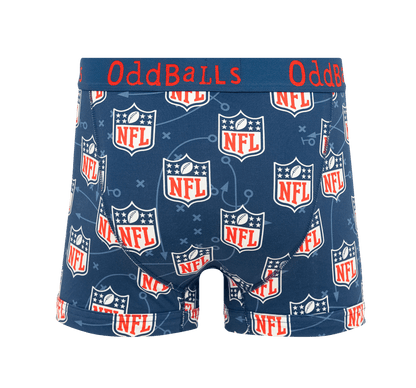 OddBalls NFL Blue - Mens Cotton Boxer Shorts