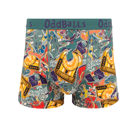 OddBalls Call of Duty Zombie Perks - Mens Cotton Boxer Shorts