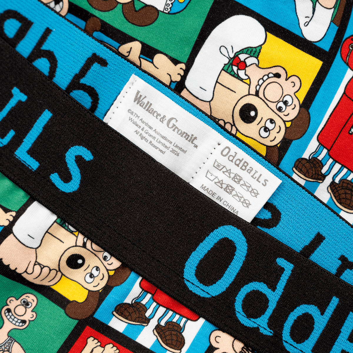 OddBalls Wallace & Gromit - Ladies Boxers
