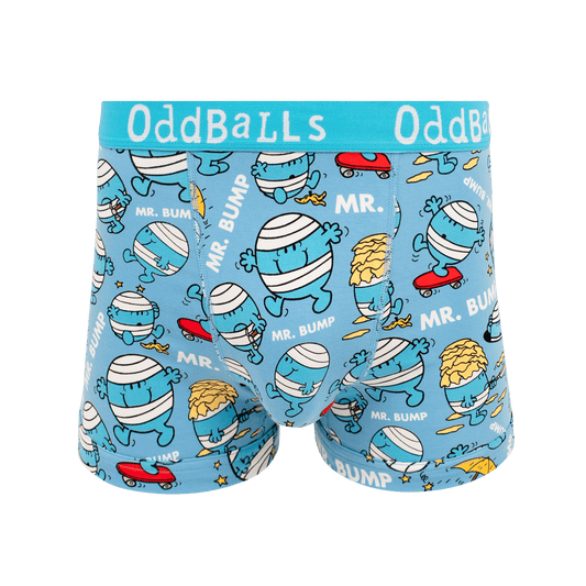 Mr Bump  - Mr Men - Mens Cotton Boxer Shorts