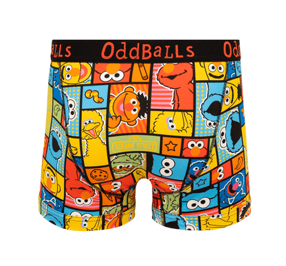 Sesame Street - Mens Cotton Boxer Shorts OddBalls