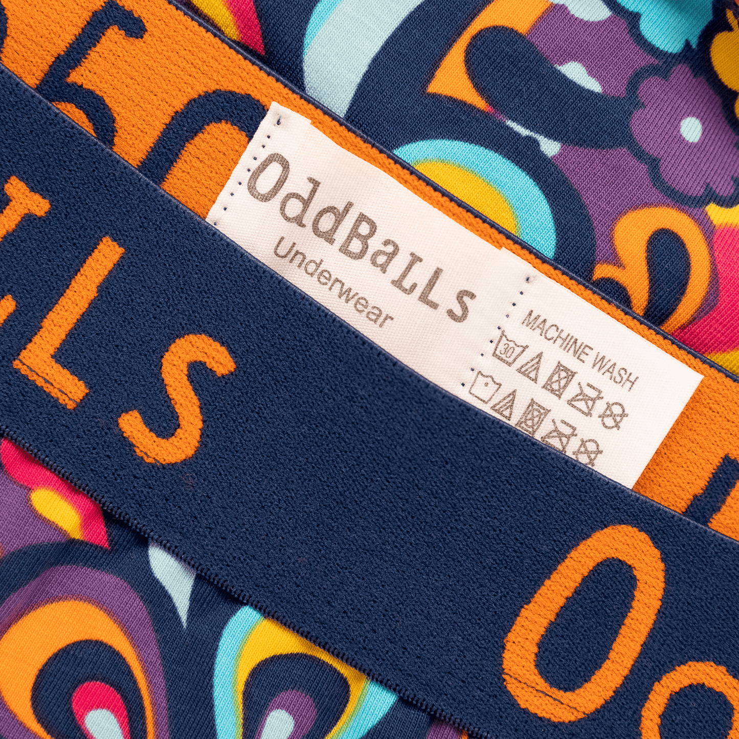 OddBalls Peace and Love - Mens Cotton Boxer Shorts