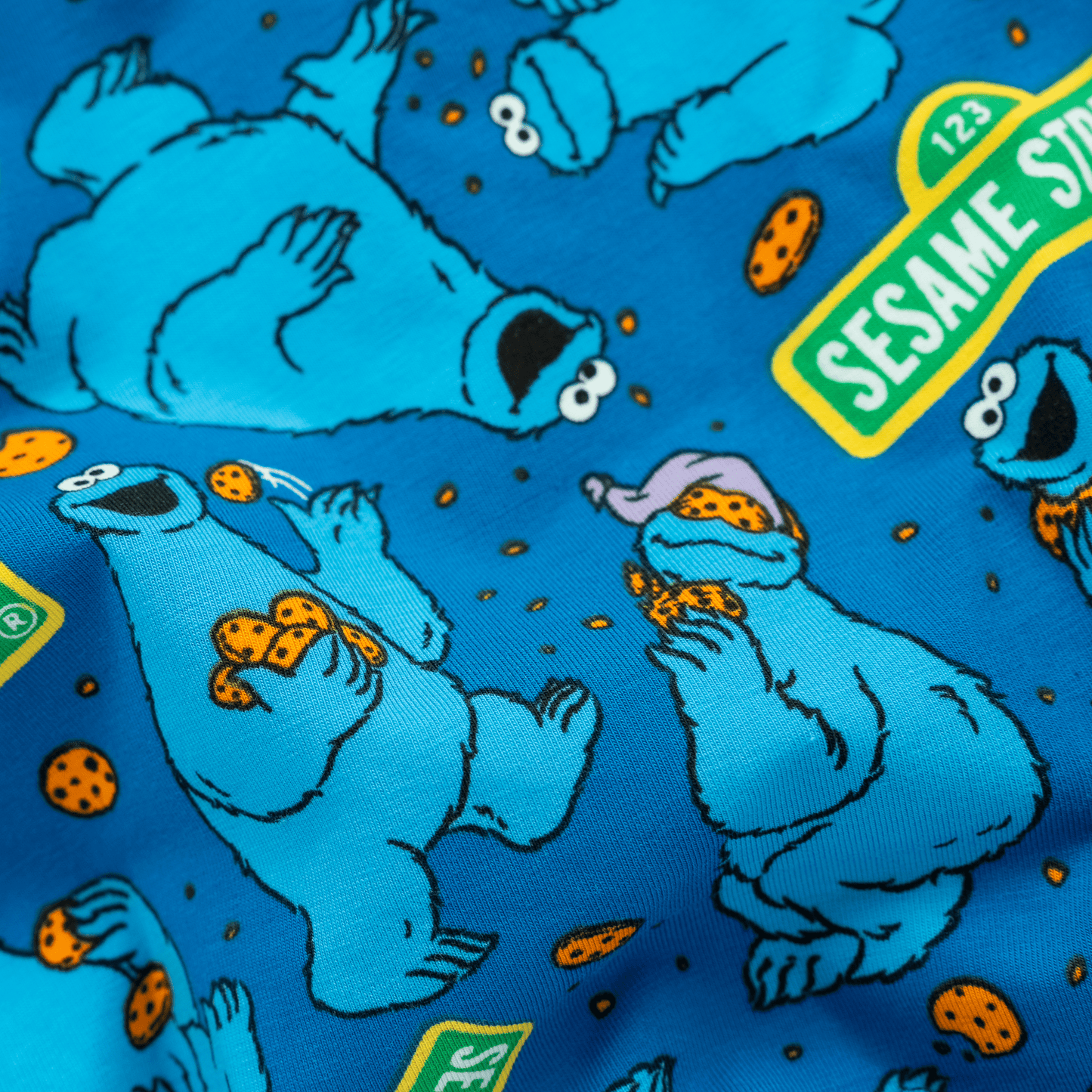 OddBalls Cookie Monster - Mens Cotton Boxer Shorts