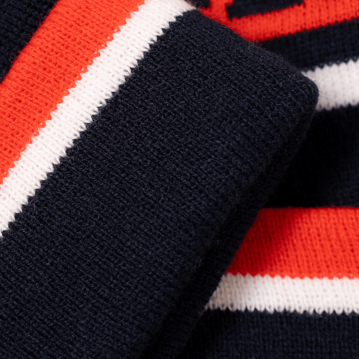 Navy | Cherry | White - Bobble Hat OddBalls