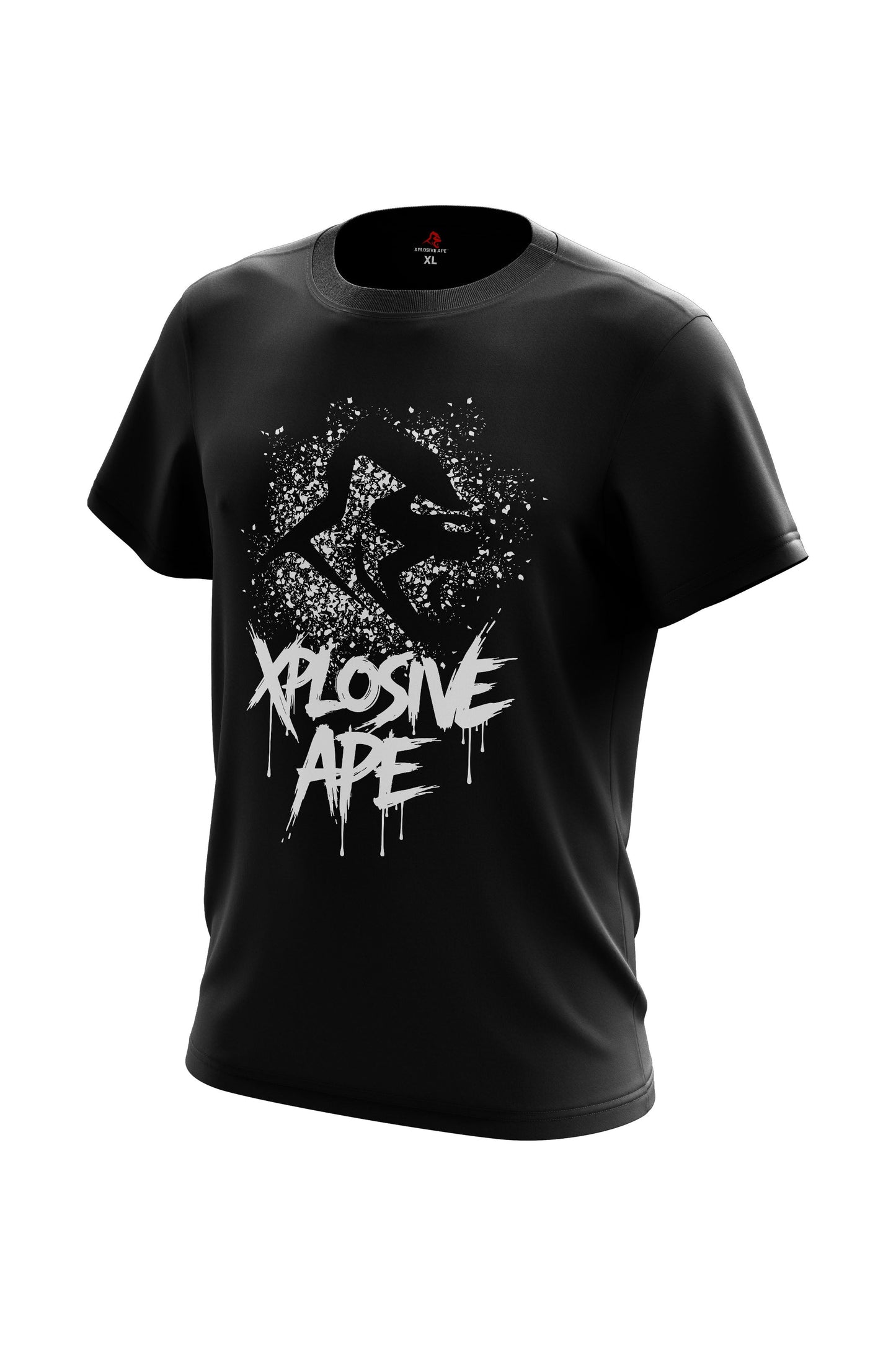 XAPE Primal Spray Tee - Black Xplosive Ape