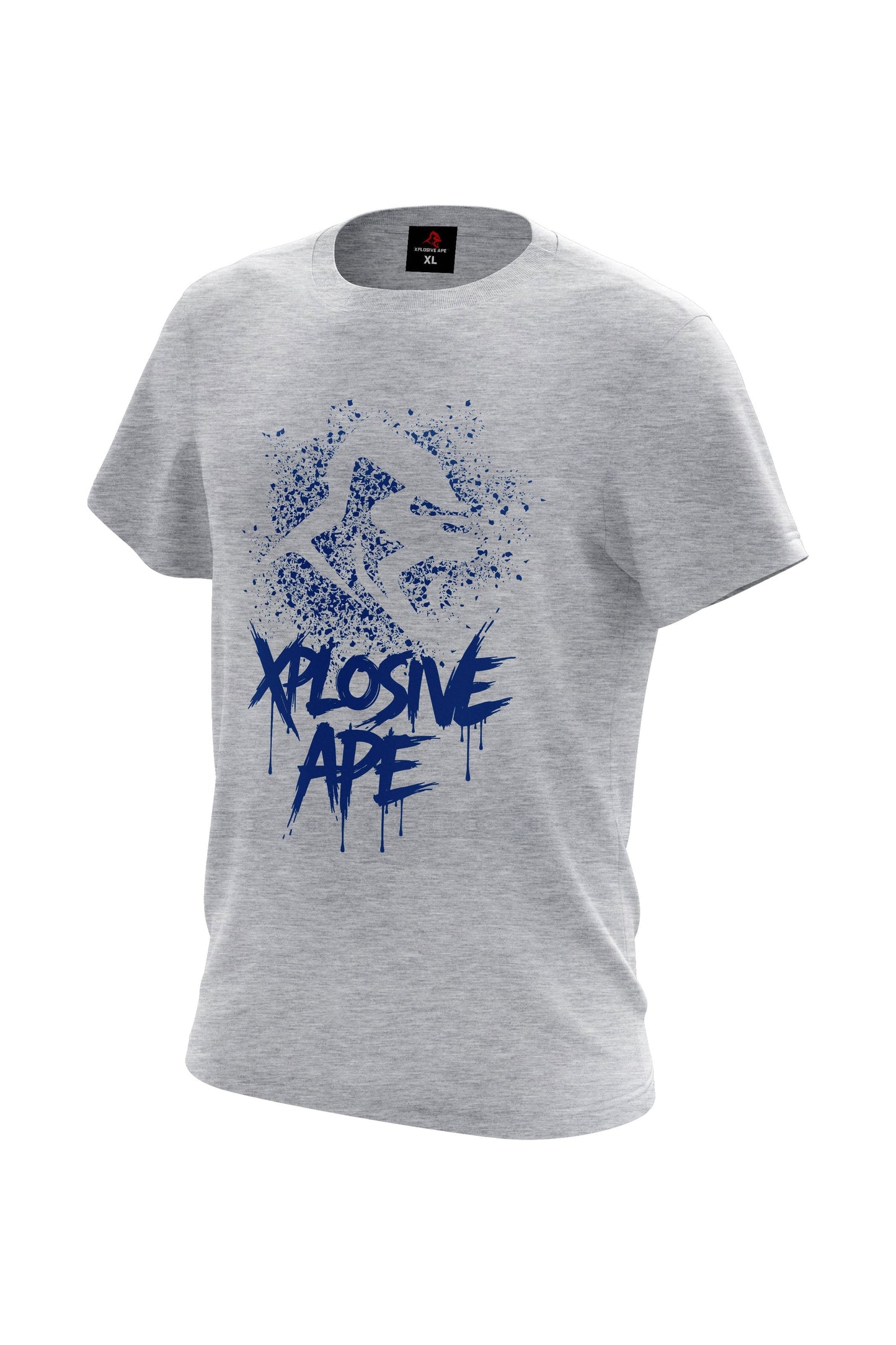 XAPE Primal Spray Tee - Sports Grey Xplosive Ape