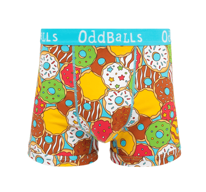 OddBalls Donuts - Mens Cotton Boxer Shorts
