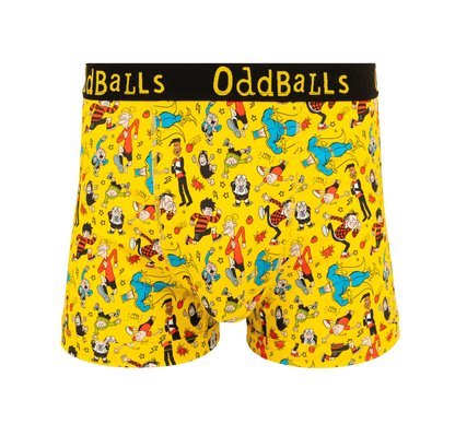 OddBalls Beano Yellow - Mens Boxer Shorts