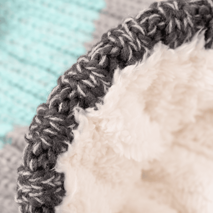OddBalls Charcoal | Mint | Pink | Grey - Knitted Bobble Hat