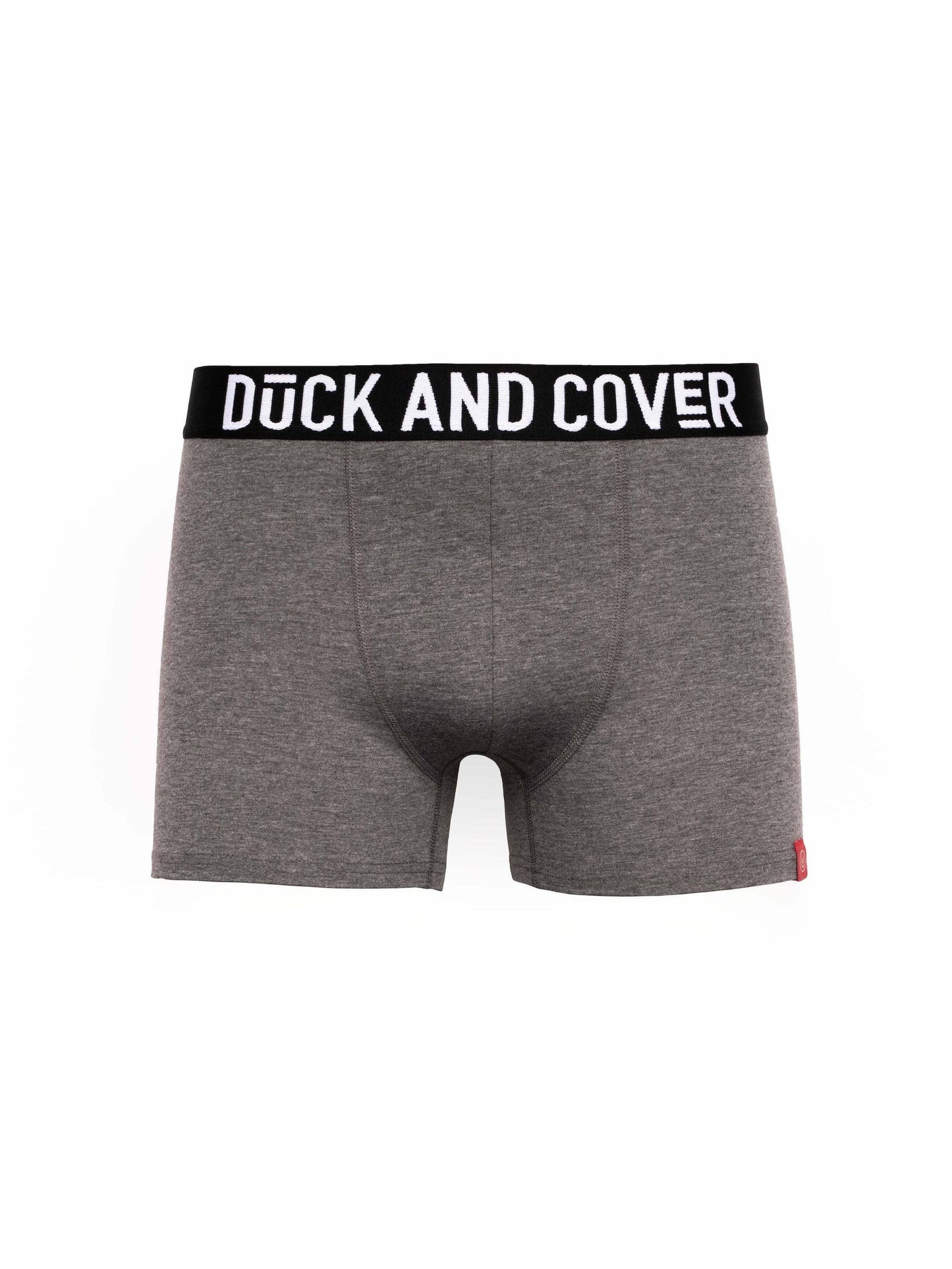 Duck & Cover Darton Boxers 2pk Grey Marl