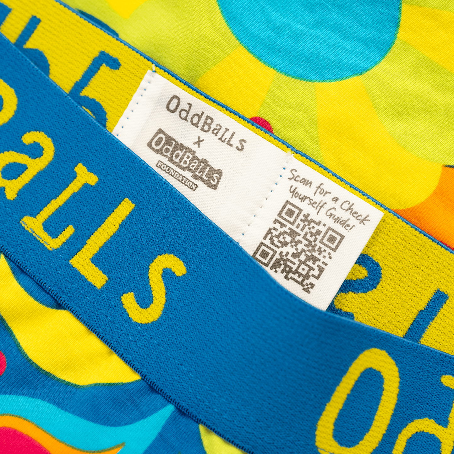 OddBalls The OddBalls Foundation x Hippy Jungle - Mens Cotton Boxer Shorts