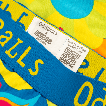 OddBalls The OddBalls Foundation x Hippy Jungle - Mens Cotton Boxer Shorts
