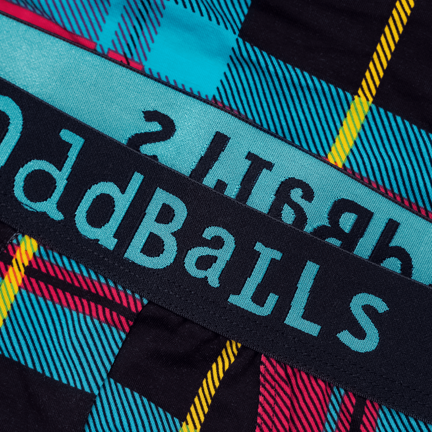 OddBalls Tartan - Mens Bamboo Boxer Shorts