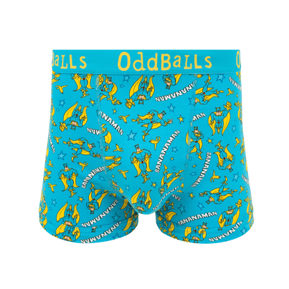 Bananaman - Mens Cotton Boxer Shorts OddBalls