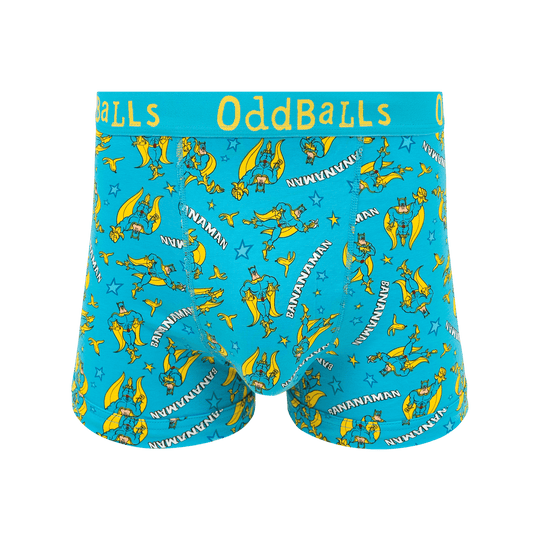 Bananaman - Mens Cotton Boxer Shorts OddBalls