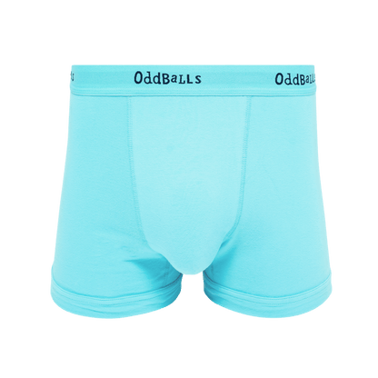 OddBalls Bluebell - Mens Cotton Boxer Shorts