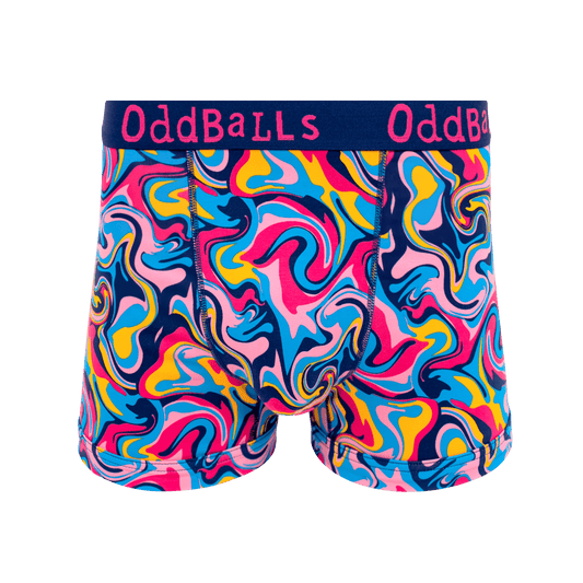 OddBalls Ripple - Mens Cotton Boxer Shorts