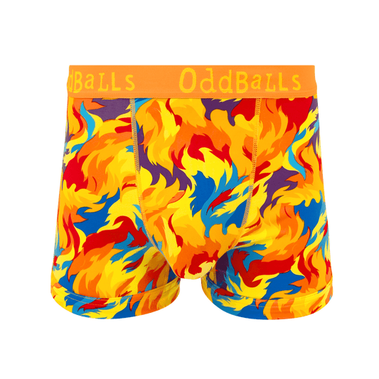 Great Balls of Fire - Mens Cotton Boxer Shorts