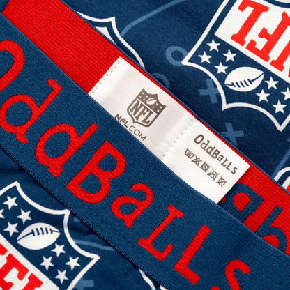 OddBalls NFL Blue - Mens Cotton Boxer Shorts