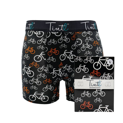 TINtl Men's Cotton Boxer Shorts Amsterdam Print