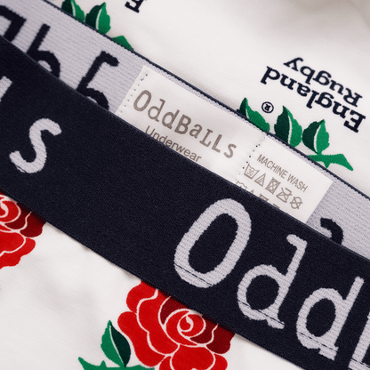 England Rugby Union Home - Mens Cotton Boxer Shorts