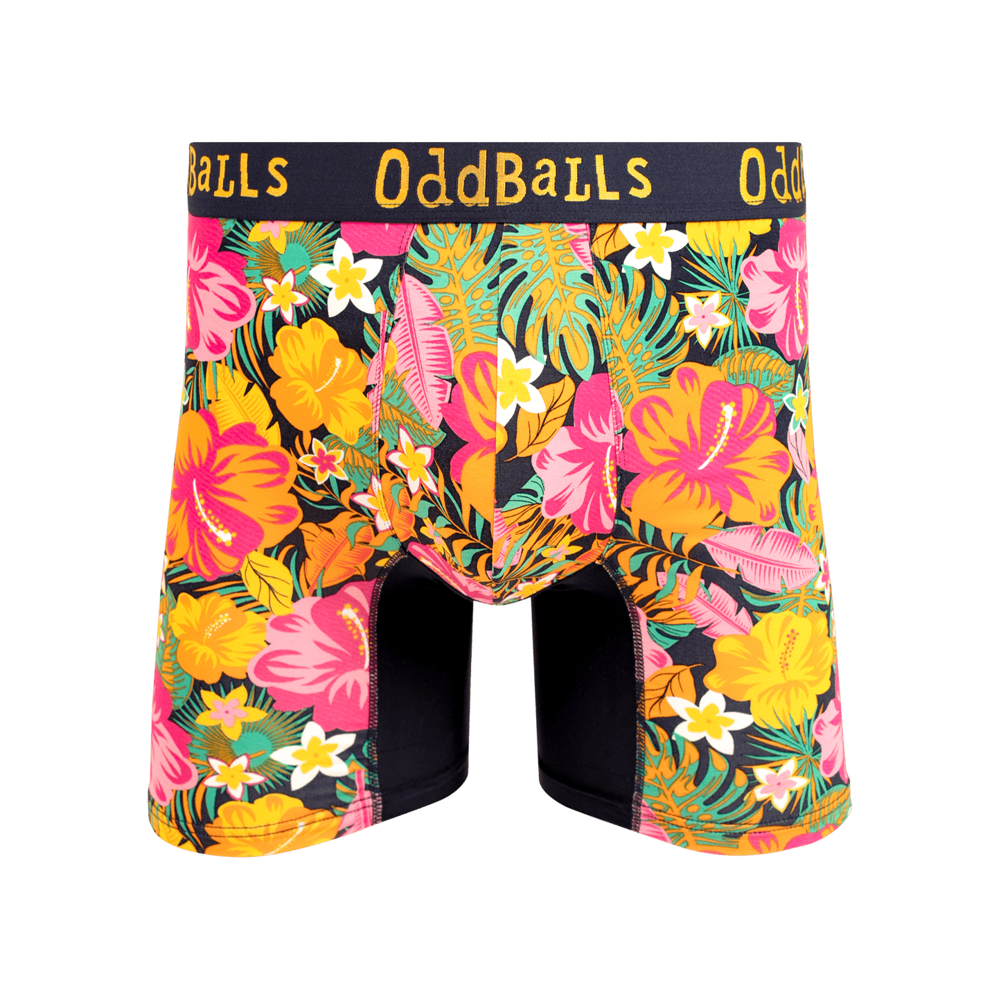 OddBalls Hibiscus - Mens Bamboo Boxer Shorts