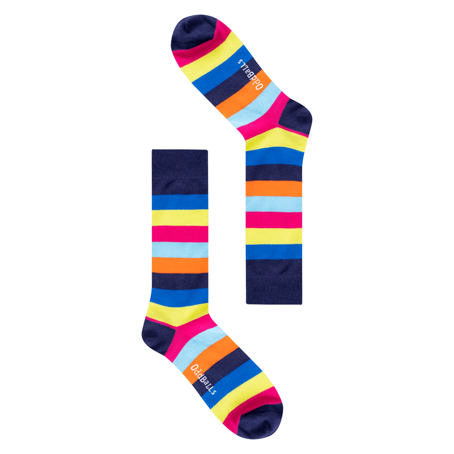 OddBalls Orange Stripes - Socks