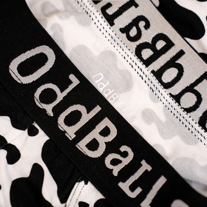 OddBalls Fat Cow - Mens Bamboo Boxer Shorts