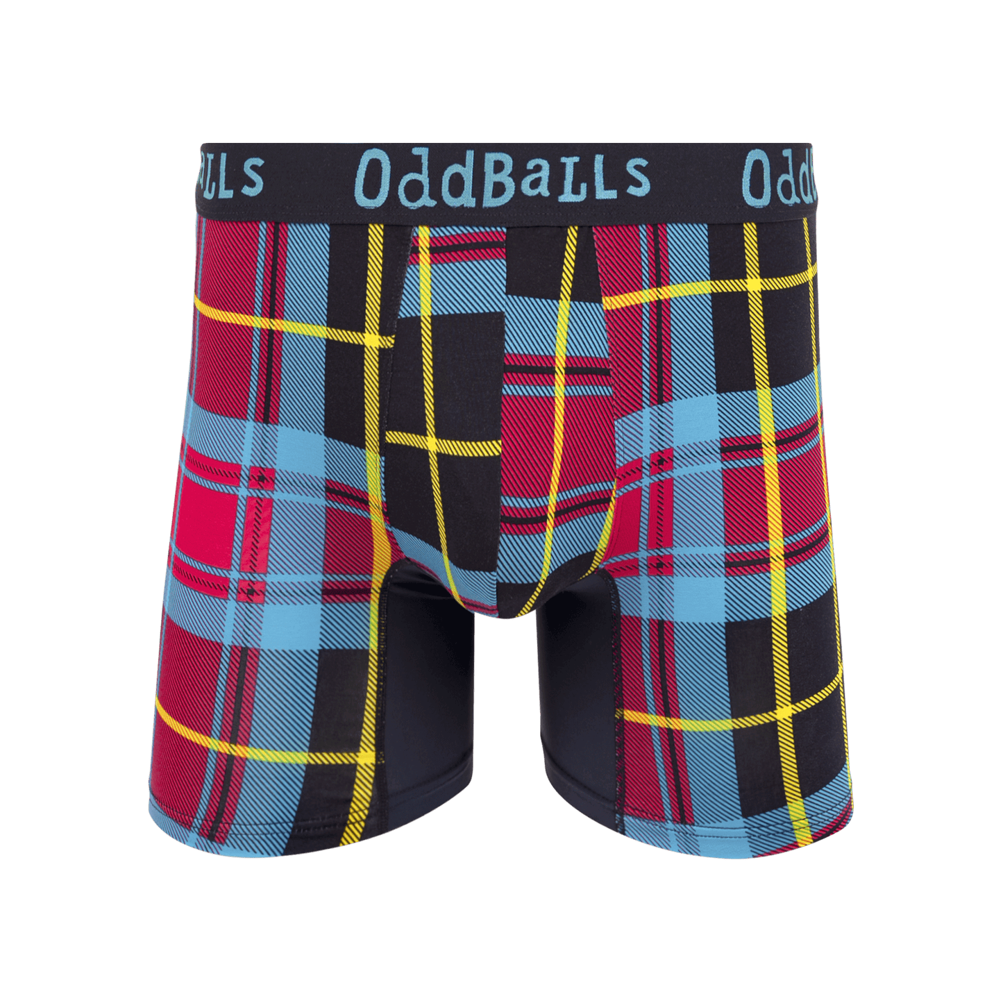 OddBalls Tartan - Mens Bamboo Boxer Shorts