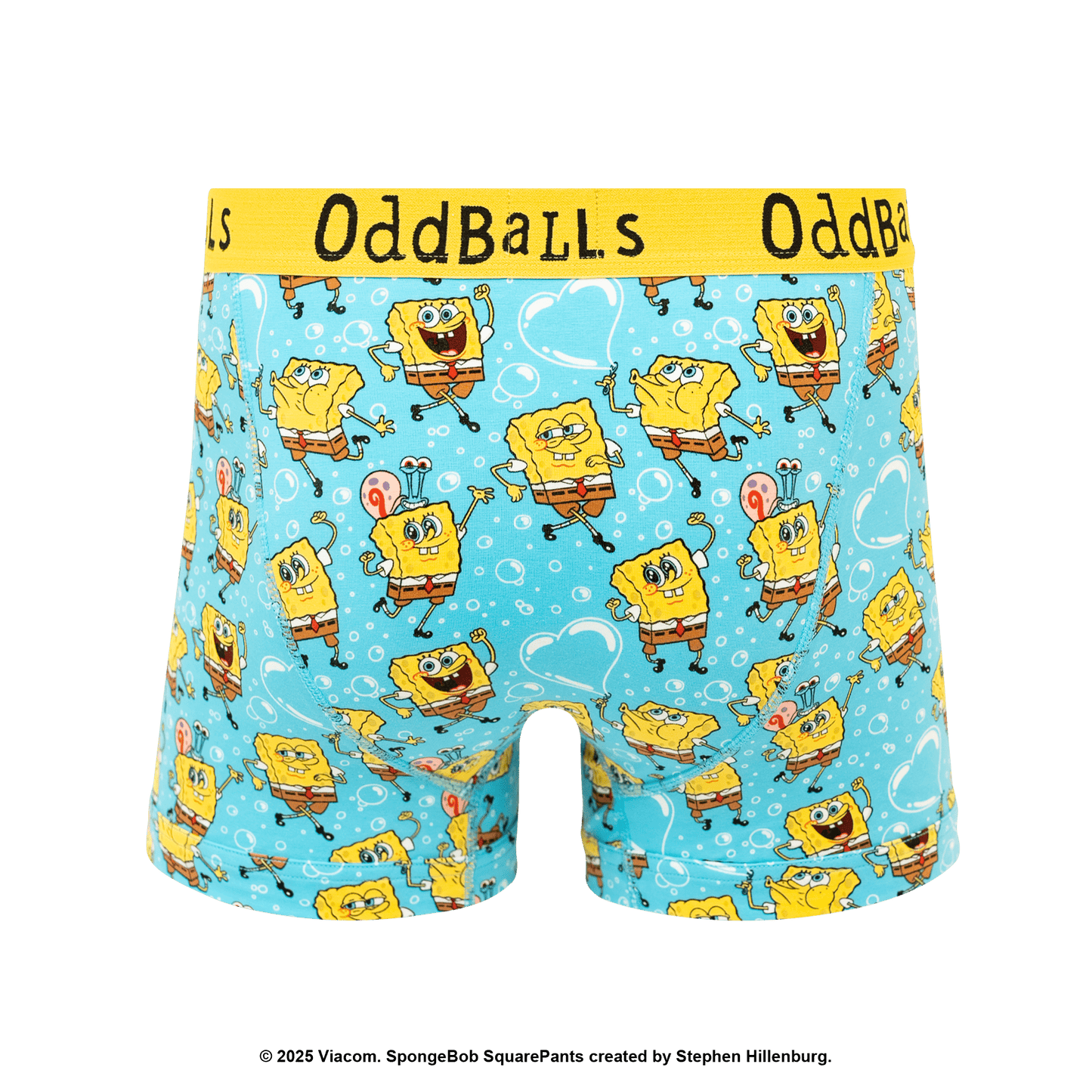 OddBalls SpongeBob SquarePants Bubbles - Mens Cotton Boxer Shorts