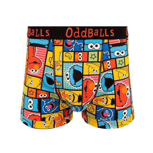 Sesame Street - Mens Cotton Boxer Shorts OddBalls