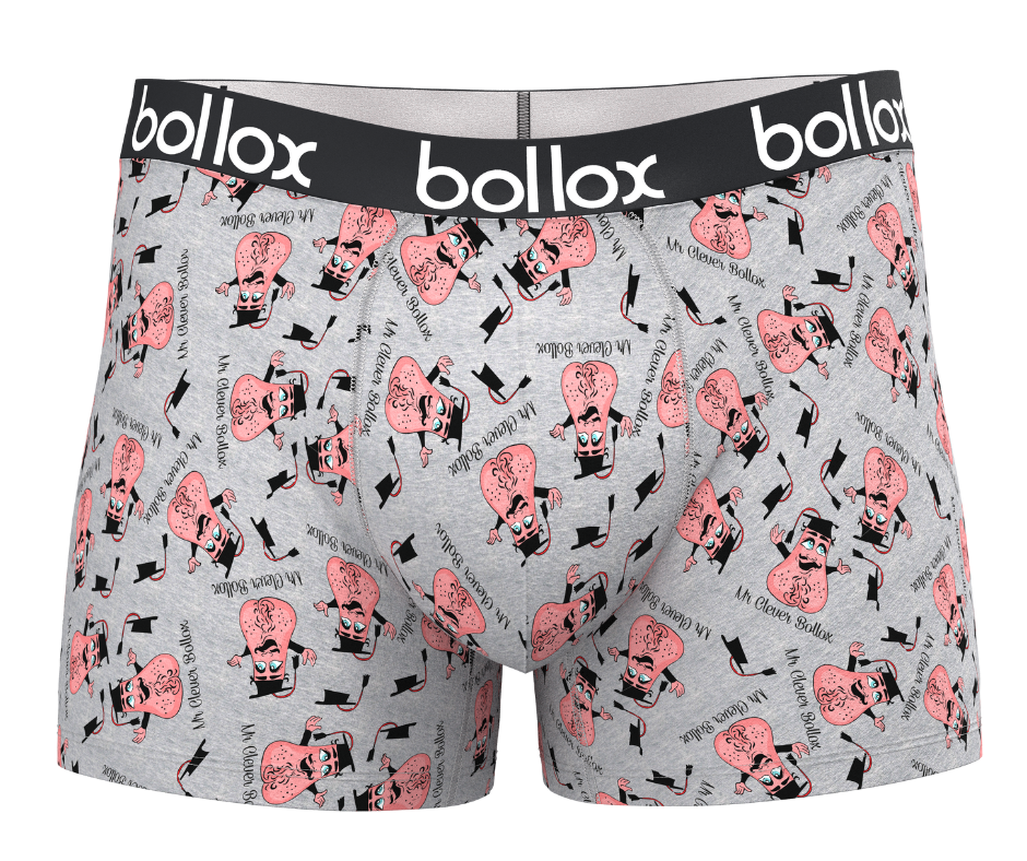 Bollox - Mr Clever Bollox  - Men's Trunk - Bamboo & Cotton Blend (1Pack)