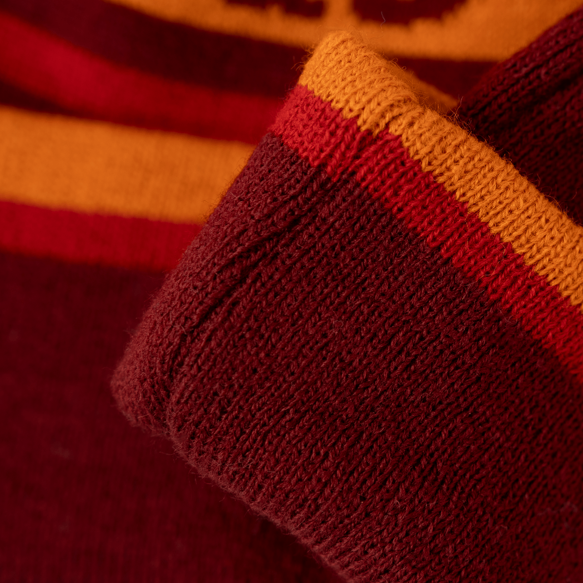 Burgundy | Orange | Red - Bobble Hat OddBalls