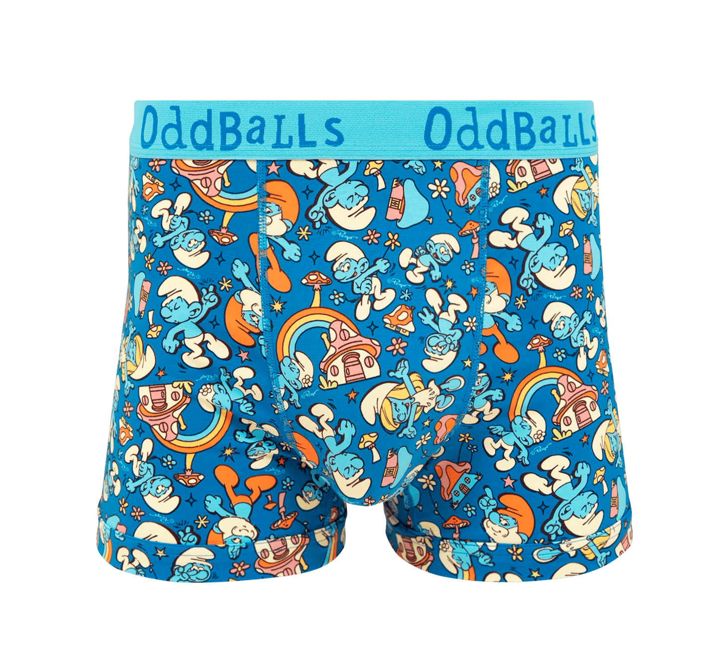 OddBalls Smurfs - Mens Cotton Boxer Shorts