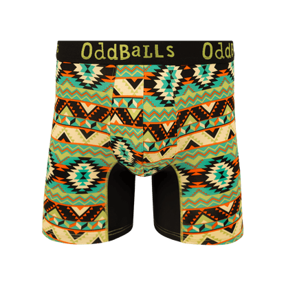 OddBalls Wild West - Mens Bamboo Boxer Shorts