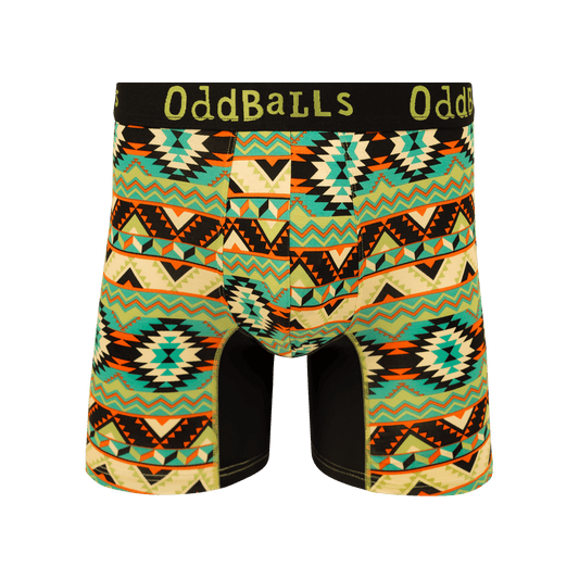 OddBalls Wild West - Mens Bamboo Boxer Shorts