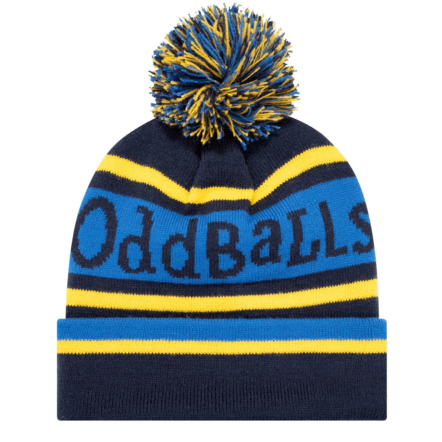 Navy | Royal | Yellow - Bobble Hat OddBalls
