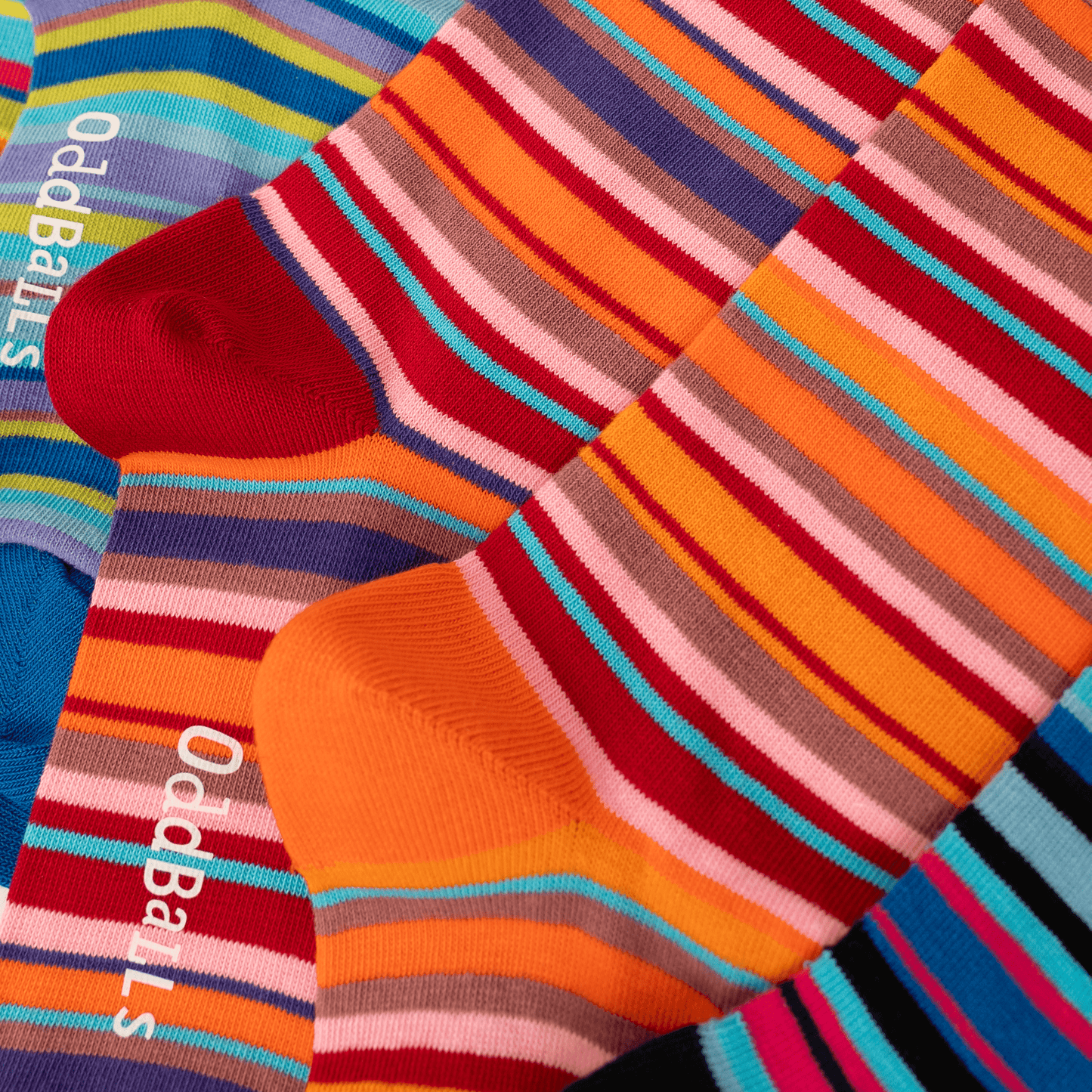 OddBalls Lines Bundle - 6 Pack Sock Bundle
