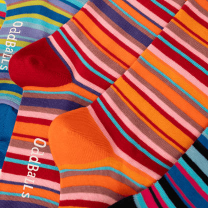 OddBalls Lines Bundle - 6 Pack Sock Bundle