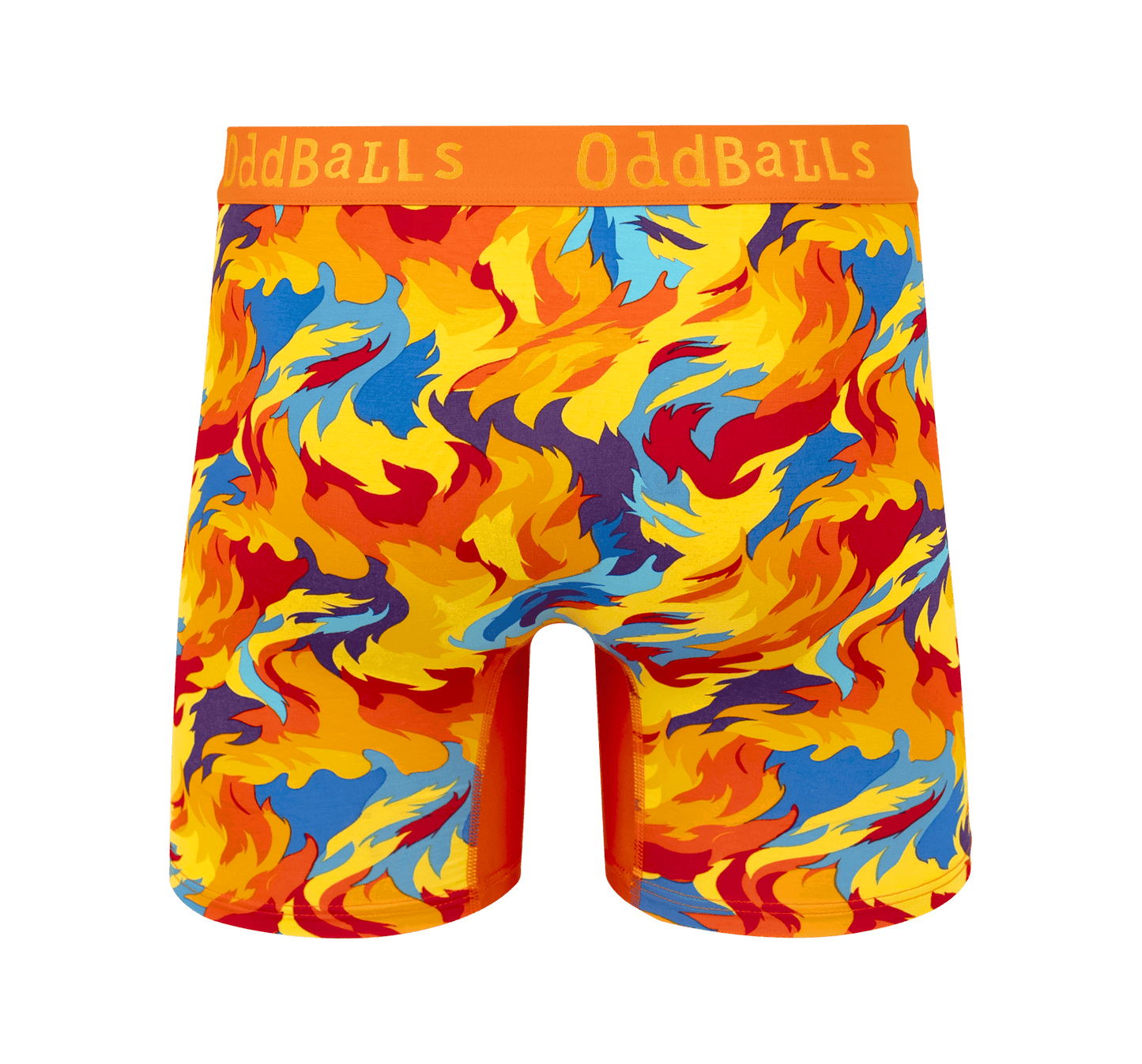 OddBalls Great Balls of Fire - Mens Bamboo Boxer Shorts